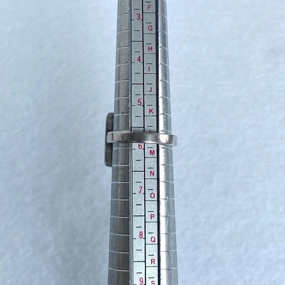 Sterling Silver 925 Signed Boma Bezel Set Rectangular Lapis Lazuli Ring Sz 5.75 - Picture 10 of 16